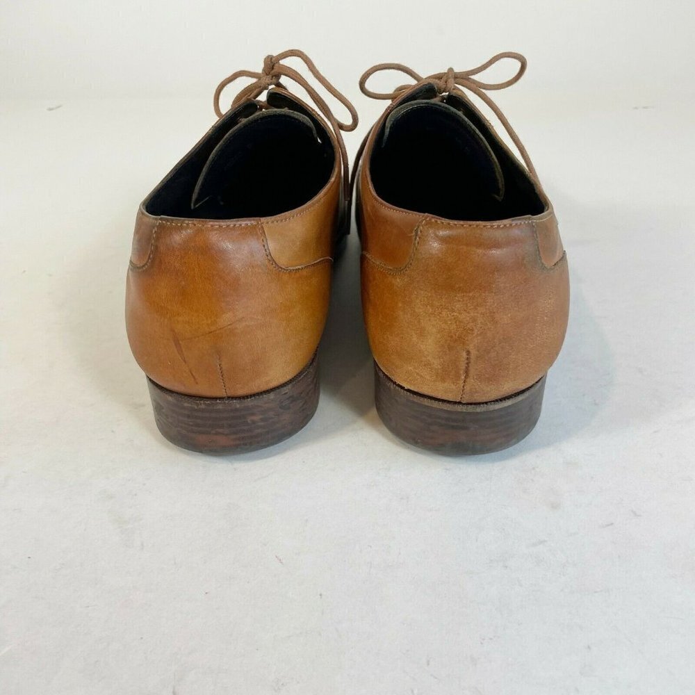 Cole Haan Men Henry Grand Cap Toe Oxford Dress Shoes Brown US 10M Leather C24519 - Picture 7 of 8